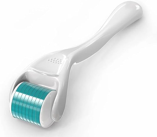 Derma Roller for Hair Beard Facial Skin Face Body Scalp 540 Titanium Microneedle for Men Women 0.25mm Cosmetic Beauty Instrument for Home Use with Storage Case