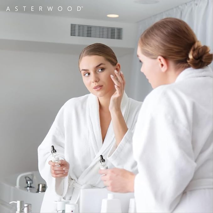 Asterwood Argireline Peptide Serum 1 oz + Hyaluronic Acid Cleansing Face Soap 3.5 oz