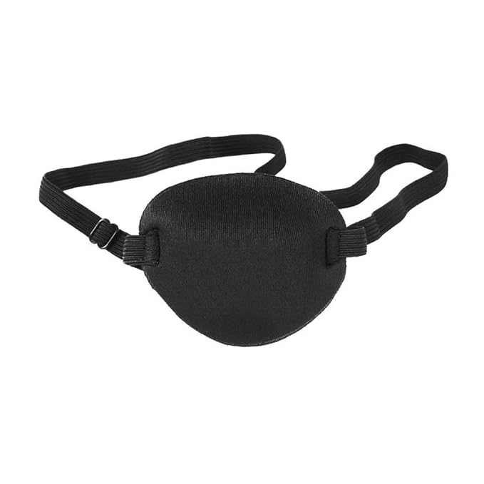 SUWOW Eye Patches Pirate Mask Eyepatch for Lazy Eye Black Eye Patch for Glasses Medical Eye Patches for Adults Kids Children for Halloween Christmas Cosplay Pirate Theme Costume