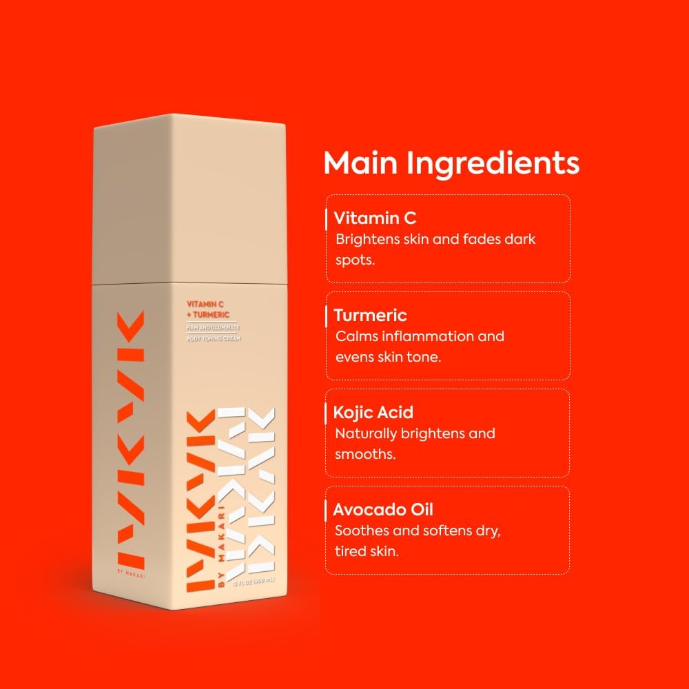 IYKYK by Makari Glow Starter Skincare Kit | Vitamin C & Turmeric Soap & Body Lotion + Probiotics Booster | Dark Spot & Uneven Tone Care, Soothing Skin Care Set, Vegan, No Fragrance, Paraben & Sulfate