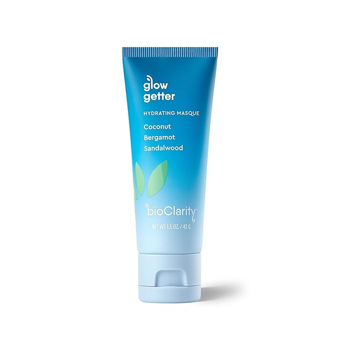 BioClarity Face Mask Set | Includes Clarifying and Hydrating Masks for Soft, Smooth, Refreshed Skin | 100% Vegan Ingredients | With Coconut, Bergamot, Sandalwood, Tea Tree, Aloe, and Floralux