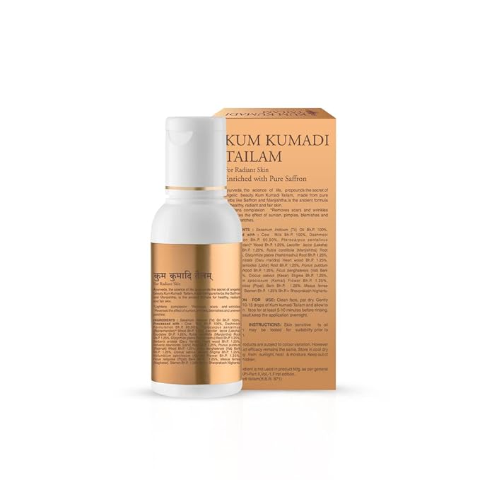 Kum Kumadi Tailam Oil For Blemishes & Scars 50 Ml Pack Of 3