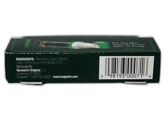 Bag Balm Original On-the-Go Lip Balm Tubes for Chapped Lips, Dry Hands, Skin Irritations and More - 0.33oz, 6 Pack