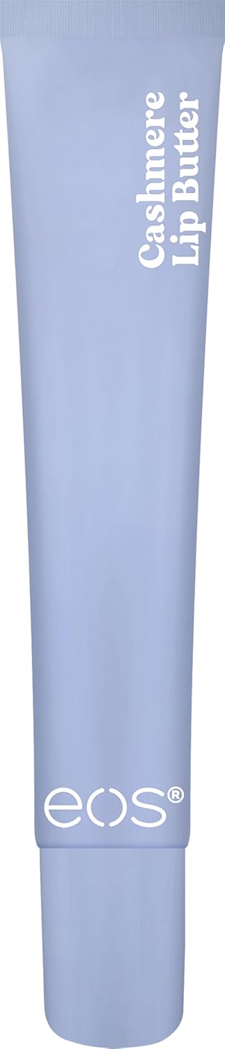 eos Cashmere Lip Butter, Vanilla Cashmere, eos Lip Butter with Plumping Peptides For Smooth Lips, 0.35 fl oz