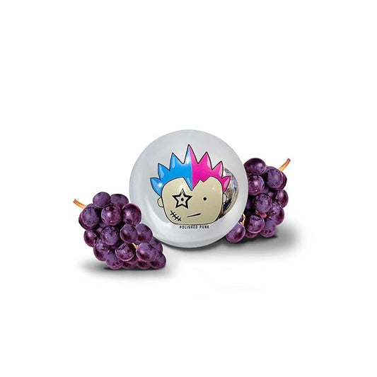 Hydrating Lip Balm for Kids, Tweens & Adults Lips Moisturizer - Twist-Off Ball Container, Travel Size, Stocking Stuffer | Grape Flavor