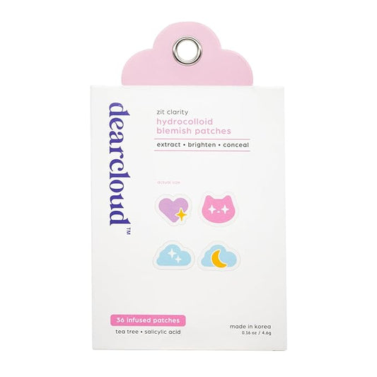 Zit Clarity Hydrocolloid Blemish Patches Refill Set, Pimple Patches for Face with Tea Tree & Salicylic Acid - Zit Clarity (36 Count)