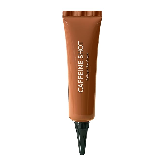 20,000 PPM CAFFEINE SHOT Collagen Eye Cream with Niacinamide for Firming Under Eyes, Dark Spots, Puffy Eye Bags, Fine Lines, Anti-Aging Eye Cream, Korean Skin Care, 1.05 oz