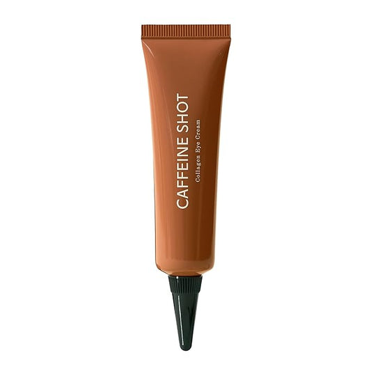 20,000 PPM CAFFEINE SHOT Collagen Eye Cream with Niacinamide for Firming Under Eyes, Dark Spots, Puffy Eye Bags, Fine Lines, Anti-Aging Eye Cream, Korean Skin Care, 1.05 oz