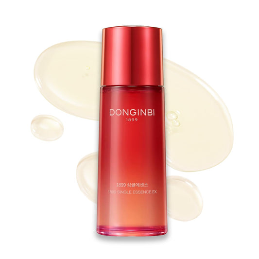 Donginbi Red Ginseng 1899 Single Essence - Firming & Hydrating Serum with Hyaluronic Acid, Korean Red Ginseng Essence, Korean Skin Care Gifts for Women, 4.06 floz / 120ml