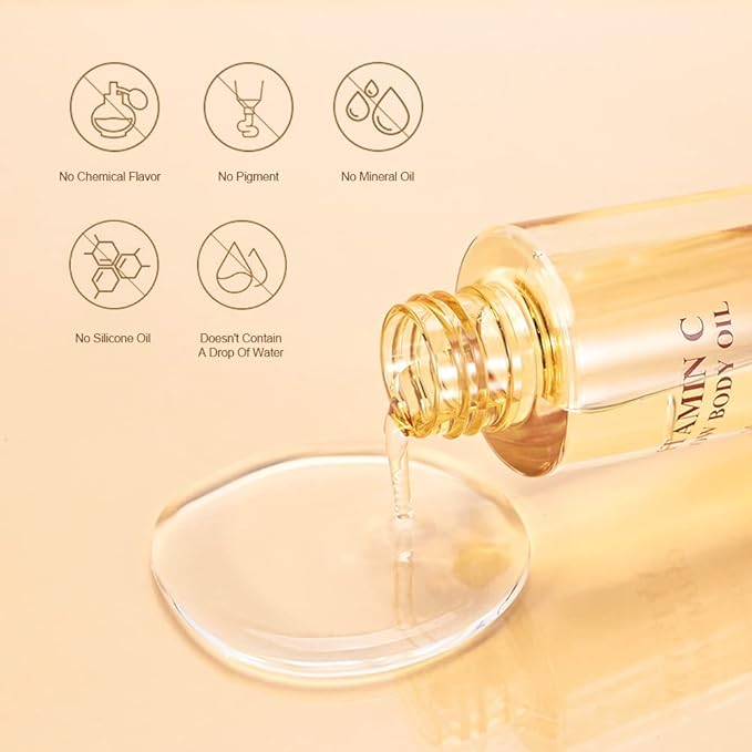 Neutriherbs Body Rosehip Oil for Dry Skin, Moisturizer/Hydrating/Glow/Brightening/Body Massage rosehip seed Oil for All Skin Types 115 ml / 3.88 oz