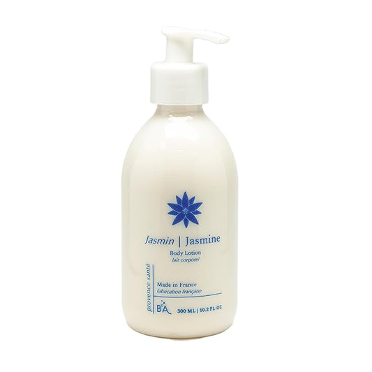 Provence Sante Body Lotion - Ultra Hydrating Moisturizer - Anti-Aging Cream for Dry Skin - Jasmine Scent - Made in France - 10.2 Oz