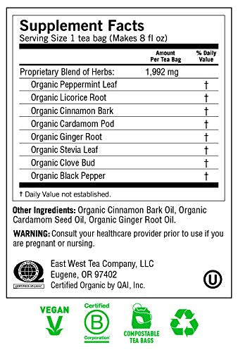 Yogi Tea, Egyptian Licorice Mint, 16 Count, Packaging May Vary