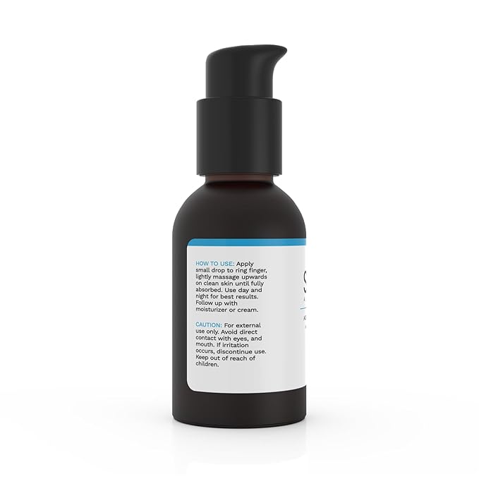 Eye Serum with Peptides & Hyaluronic Acid - Reduce Dark Circles, Puffiness & Bags Under Tired Eyes - Hydrating & Anti-Aging, 1 Fl Oz