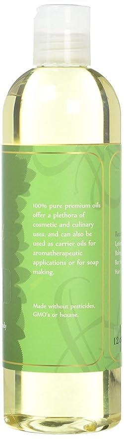 12 oz - Premium Plum Kernel Oil - 100% Pure Cold Pressed Natural Organic
