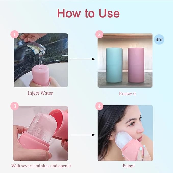 Silicone Face Ice Massager and Contourer (Lavender)