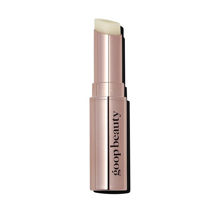 goop Beauty Clean Lip Balm | Dry Lips Treatment | Coconut Oil, Pomegranate Extract, & Shea Butter | Petroleum Free | 0.16 oz