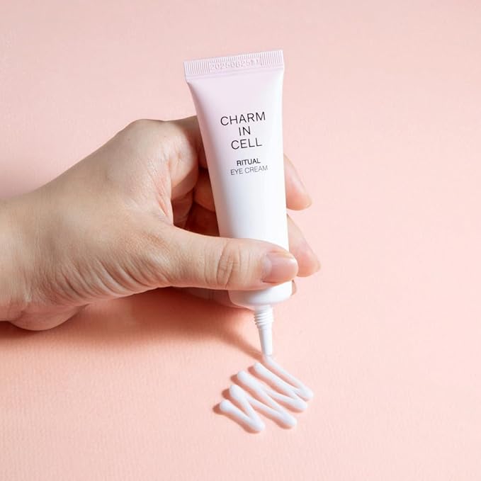 CHARMZONE Charm-in-Cell Ritual Eye Cream - EFG Triple Peptide Face Moisture Firming, Korean anti-aging Skincare (1.01 oz. / 30ml)