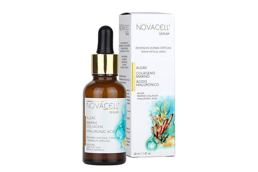 Marine Collagen Facial Serum with Algae & Hyaluronic Acid - Improves Firmness on the Skin, Helps Reducing Expression Lines & Provides Deep Hydration - 30 ml