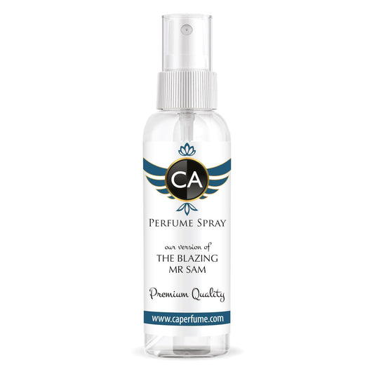 CA Perfume Eco Refill Impression of The Blazing Mr Sam For Men Eau de Parfum Spray Atomizer Bottle 2 Fl Oz/60ml-X1