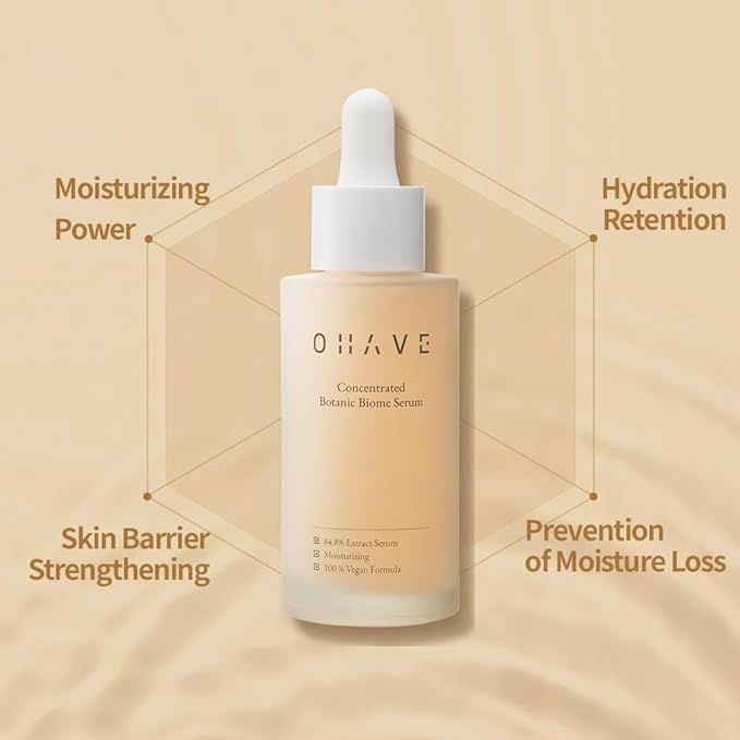 Vegan Serum - Natural Ingredients for Even Skin Tone Skin Vitality & Firmness Care Cruelty Free Korean Skincare Dermatologically Tested for Low Irritation Suitable for All Skin Types
