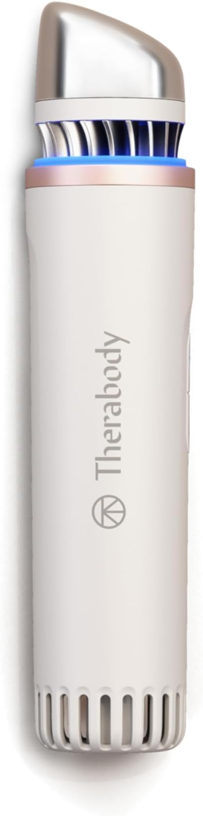 Therabody TheraFace Depuffing Wand – Cold and heat skincare treatment to depuff and glow; beauty wand, face roller and eye massager for dark circles and radiant skin, White