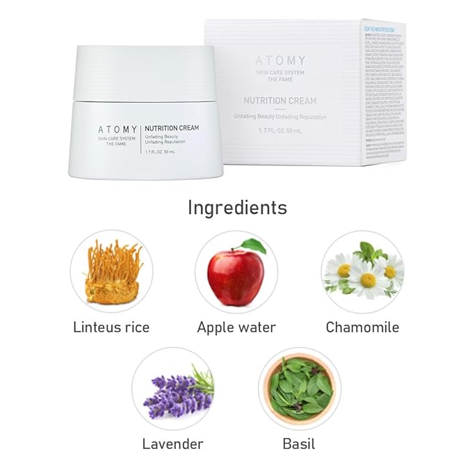 Atomy Skin Care System The Fame Nutrition Cream 50ml x 2 Set - Anti Aging Wrinkle Korea Cosmetic 애터미