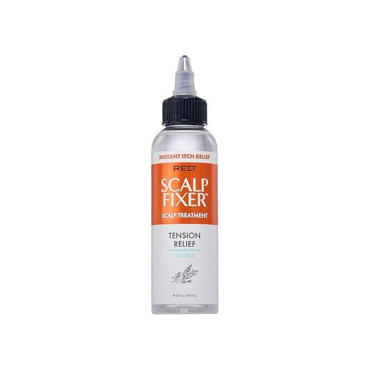 Red by Kiss Scalp Fixer Dry & Itchy Scalp Treatment Instant Cooling Sooth, Hydration & Buildup Control, Detoxify & Balance Healthy Hair (4 fl.oz, Witch Hazel(Scalp Detox))