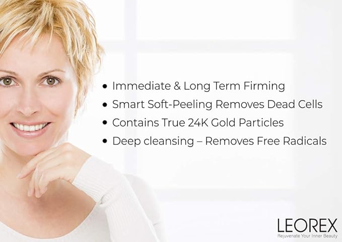 Anti-Wrinkle Tightening Anti-Aging Gold Booster - Facial Masks for Women Skin Care Enhanced with 24K Gold Particles, Deep Cleansing Face Mask Pack, Rejuvenating Beauty Gold Face Mask
