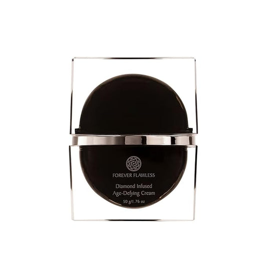 Forever Flawless Diamond Infused Age-Defying Face Cream - Hydrating Night Creams with Natural Diamond Powder for Smooth & Soft Skin - Lightweight Anti-Wrinkle Face Cream for Daily Skincare Routine