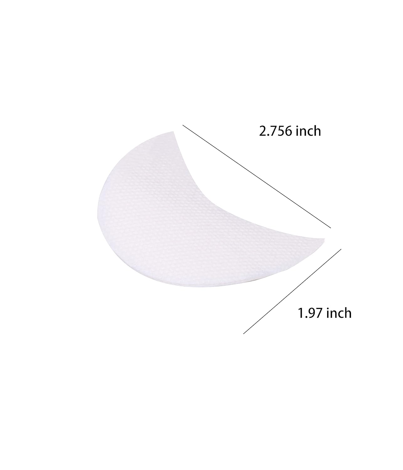 XUFAN 200PCS Eye Shadow Pad Stencil, Quick Make-Up Stencils，Eye Makeup Pads For Eye Makeup, Eyelashes, Eye Shadow, Eyelash Extensions，Lip Makeup（Lower Eye Shadow