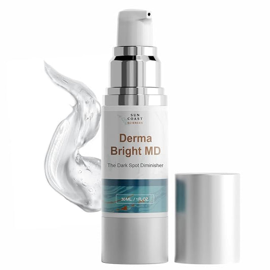 Sun Coast Sciences - DermaBright MD Dark Spot Diminisher, Age Spot Sun Spot Freckles Melasma Brown Spot Serum - Advanced Formula Corrector Cream for Women and Men - 1 fl oz (1)
