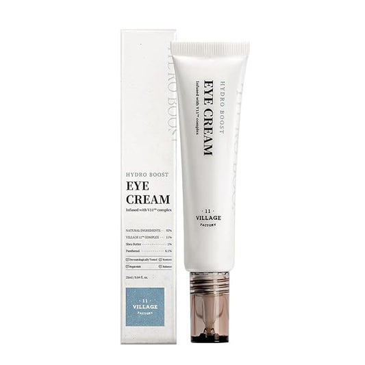 Hydro Boost Eye Cream Hyaluronic Acid Shea Butter Panthenol Deep Hydrating and Nourishing Korean Skincare (0.85 fl oz/25ml)