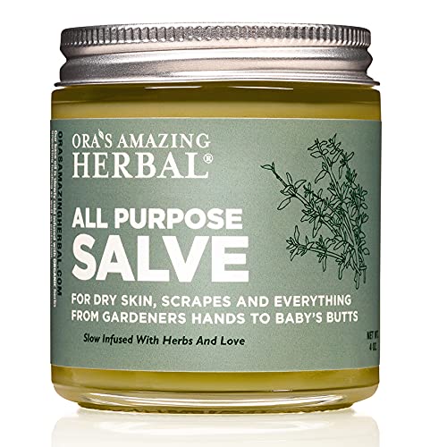 Natural Skin Care Gift Set, Intensive Moisturizers Intensive Dry Skin Care, All Purpose Herbal Salve 4 oz, Citrus Grove Ultra Healing Body Butter, 2 oz Ora's Amazing Herbal