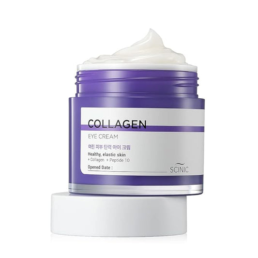SCINIC Collagen Eye Cream 2.7 fl oz (80ml) | Contains70% Marine Collagen Extract | Peptide Strengthens Skin Elasticity | Dense Elasticity Care With One Eye Cream | Korean Skincare