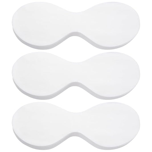 Joez Wonderful 300 Sheets Disposable Eye Mask Paper, Non Woven Eye Care Patches Paper Eye Covers, Cotton Spa Eye Pads for Facials, DIY Clear Eye Mask Paper Beauty Sheets for Makeup…