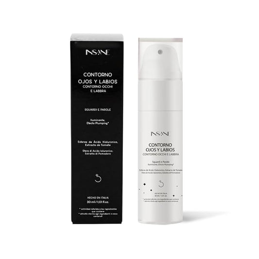 Biotech Eye & Lip Contour Cream — Hyaluronic Acid Spheres + Tamanu Oil — Depuffs, Plumps & Smooths Fine Lines — Ophthalmologically & Dermatologically Tested