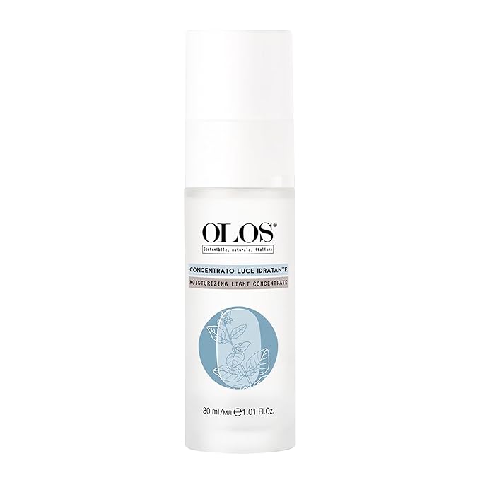 Moisturizing Light Concentrate Serum, 1.01 oz - Facial Moisturizer with Aloe Vera, Sweet Almond Oil - Brightening Face Serum for Dry Skin