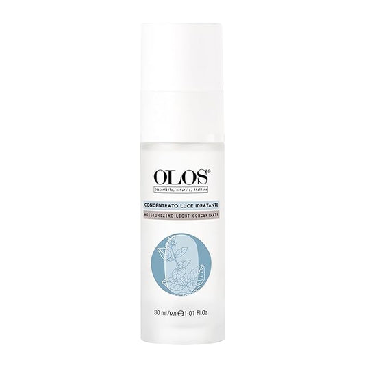 Moisturizing Light Concentrate Serum, 1.01 oz - Facial Moisturizer with Aloe Vera, Sweet Almond Oil - Brightening Face Serum for Dry Skin