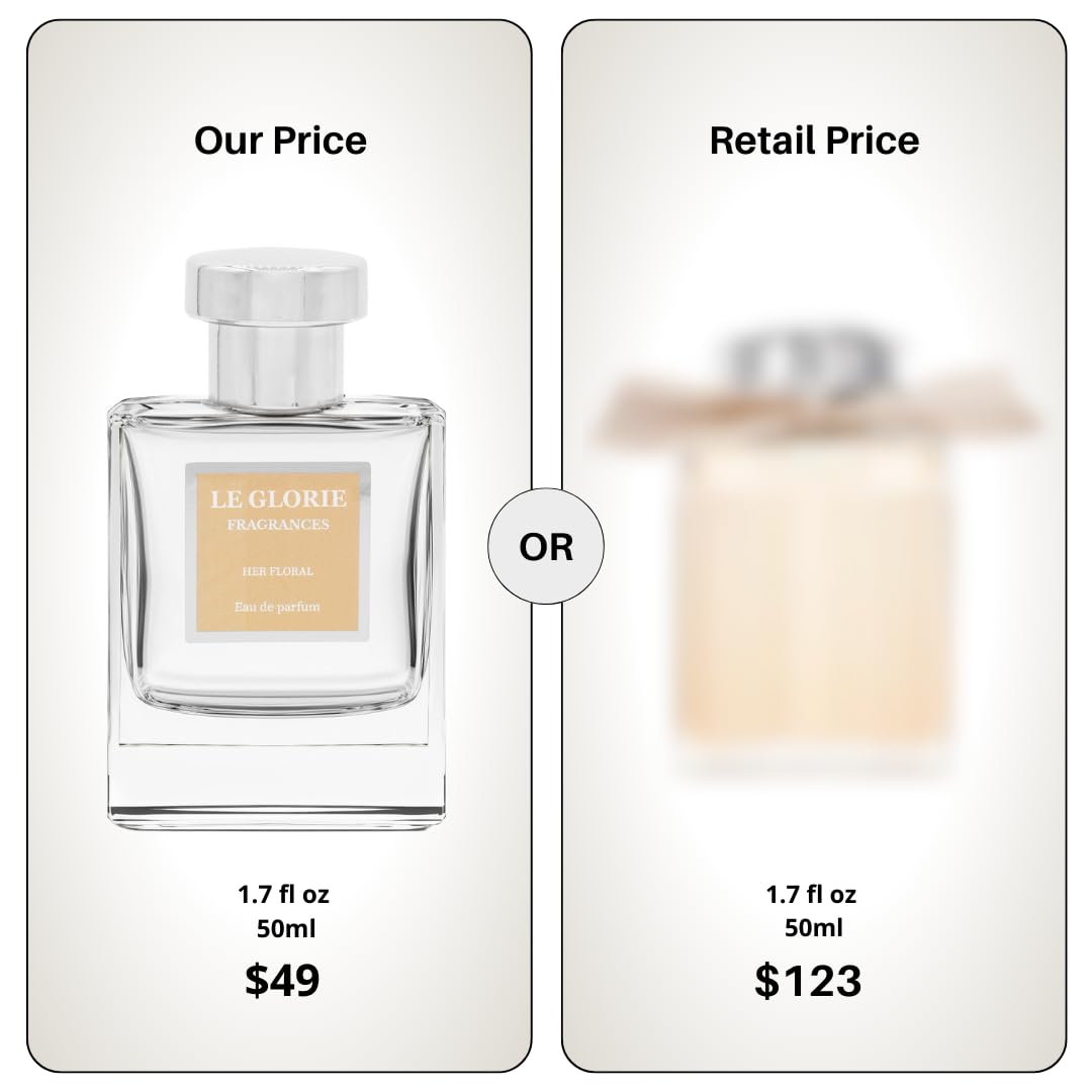 Inspired by Chl.oé Chl.oe, Her Floral EDP, Long Lasting 12-14 Hours Perfume Spray for Women, Unisex, All Skin Types, Cruelty Free - 1.7 oz 50ml