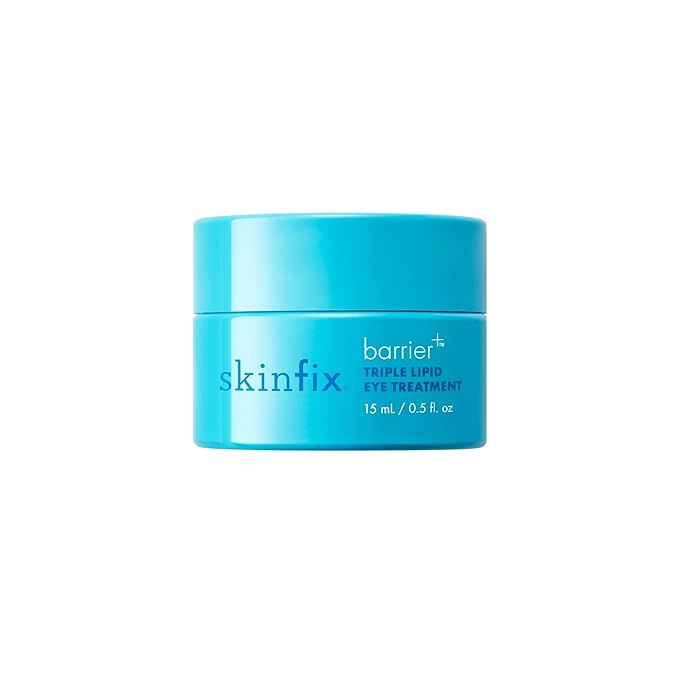 Skinfix Barrier+ Triple Lipid Eye Treatment: Infused with Caffeine, Niacinamide, and Peptides for Depuffing, Tightening, and Under-Eye Brightening, 15 ml