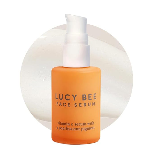 Vitamin C Serum, Hydrating Organic Face Serum & Primer for Radiant Looking Skin, Dermatologist Approved for Sensitive Skin, Vitamin E & Rosehip Oil, Certified Organic, Vegan 1.01 fl oz.