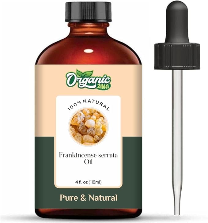 Frankincense Serrata (Boswellia serrata) Oil | Pure & Natural Essential Oil for Skincare, Aroma and Diffusers - 118ml/3.99fl oz