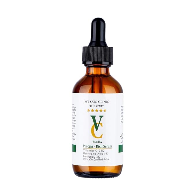 Pro Advanced Hyaluronic Acid Serum for Face, Glow+ Antioxidant Protein-Rich Face Lift Serum with Vitamin C, Niacinamide and B5 for Dry Skin Hydrating and Anti-Aging, 1oz