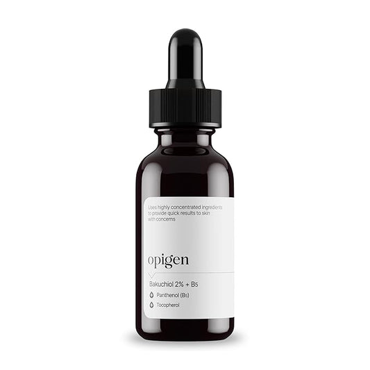 Bakuchiol 2% + B5 Serum with Panthenol and Tocopherol, Pore Minimizer For Face, Anti-Aging and Skin Smoothing 1oz Korean Skin Care