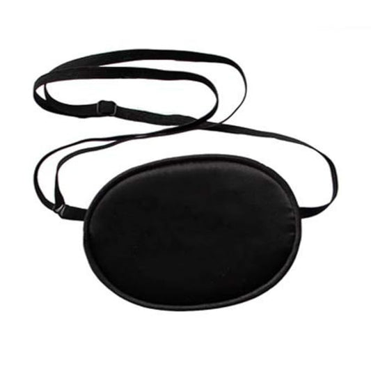 Akak Store 100% Mulberry Silk Pirate Eye Patch for Boys Kids to Reat Lazy Eye/Amblyopia/Strabismus - Not Light Leak,Smooth,Soft and Comfortable（Small,Black）