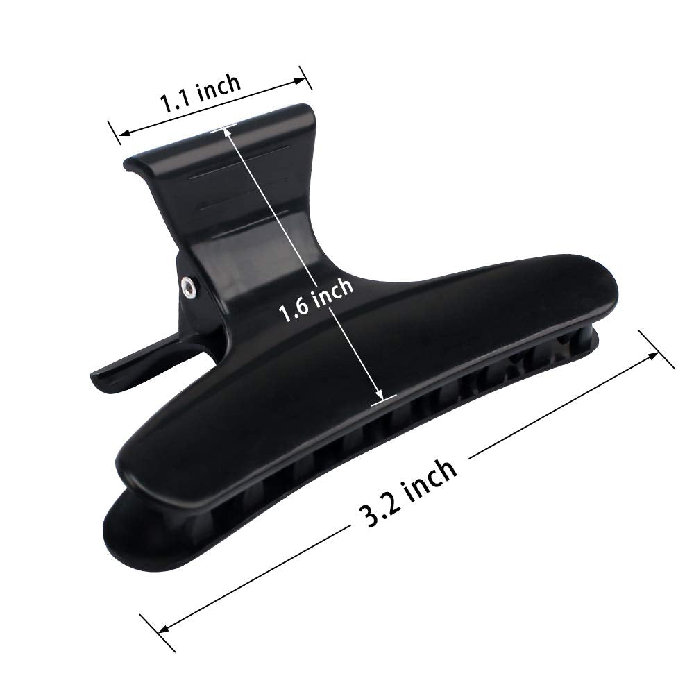 Ondder Hair Clips for Styling and Sectioning - Butterfly Pro Salon Clamps for Cutting, Coloring Hair, Hair Accessories for Women