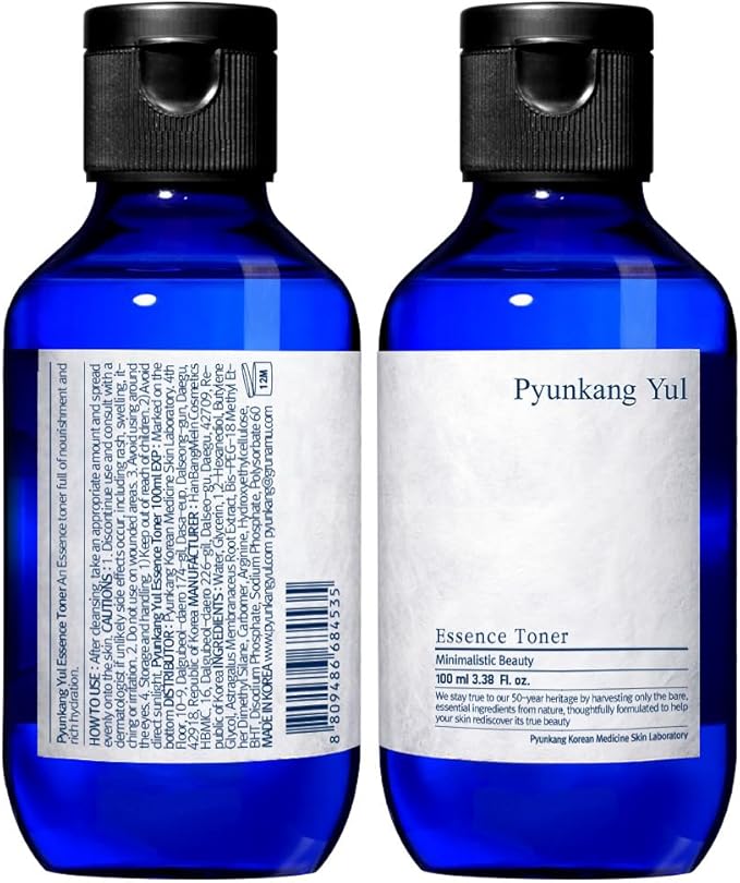 [PKY] Pyunkang Yul Essence Toner for Deep Hydration, Highly Concentrated Essence Facial Toner, Minimal Ingredients, Zero-Irritation, Korean Skincare, (3.38 Fl. Oz, 100ml)