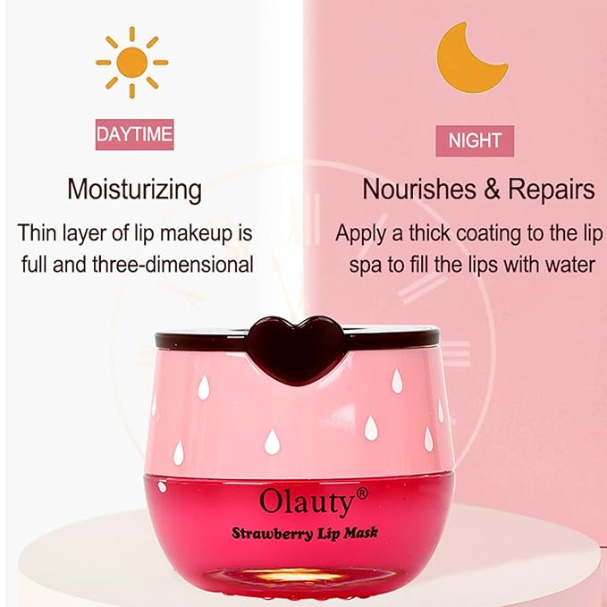 8 PCS Bee Lip Balm Honey Pot, Fruity Mask Overnight Hydrating Prevention for Dry and Cracked Lips, Scrubs Exfoliator Care, Sleeping Mask Reduces Lines