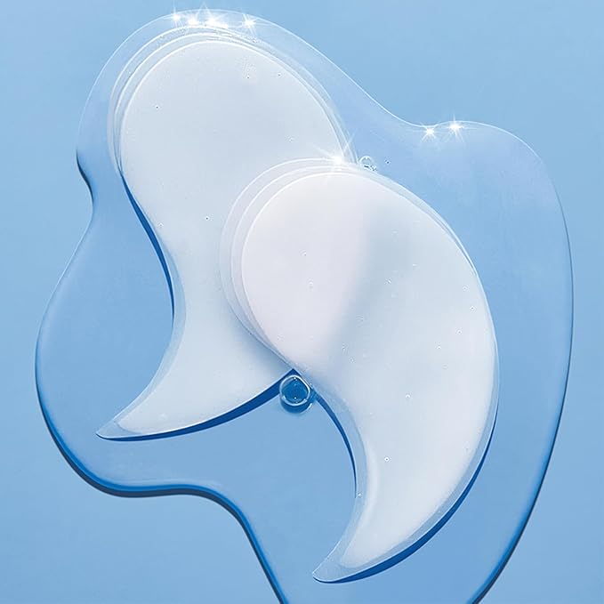 Under Eye Patches for Dark Circles & Puffy Eyes - 60 Pairs Hydrating Eye Mask with Hyaluronic Acid,Hydrolyzed Elastin&Goats Milk - Vegan, Cruelty-Free