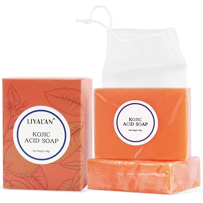 Under Eye Patches for Dark Circles and Smooth Wrinkles& LIYALAN kojic acid soap